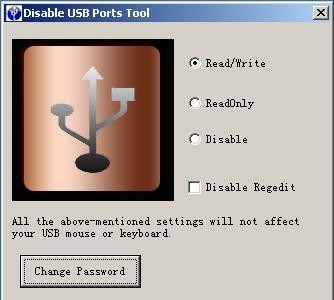 Restrict USB connection to PC and industrial control devices